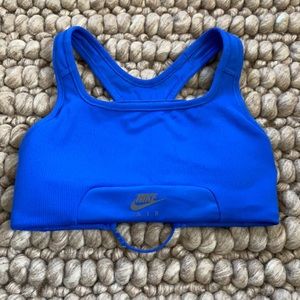 Blue NIKE sports bra in good condition. Never worn